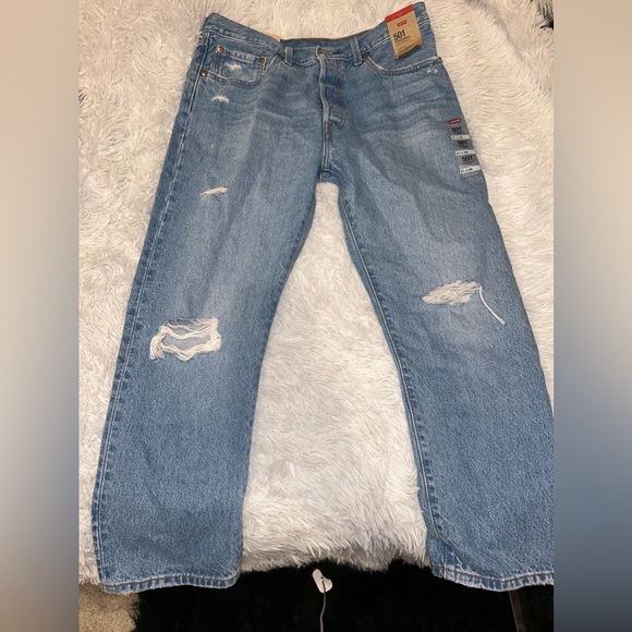 ripped boyfriend jeans - Picture 1 of 5